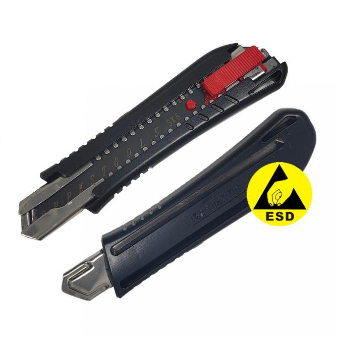 18mm Large Size ESD Antistatic Knife/Cleanroom Office Antistatic Box Stainless Steel Cutter/ESD Knife 0
