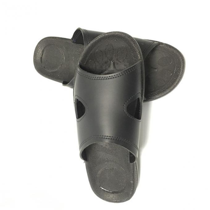 Cleanroom Static Dissipative PU Slippers Black Wear Resistant Size 34# - 46# 1