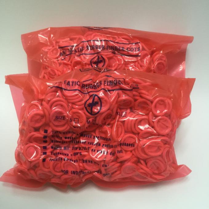Pink Anti Static Finger Cots Anti Static Gloves 10 GROSS ROHS Compliant 0