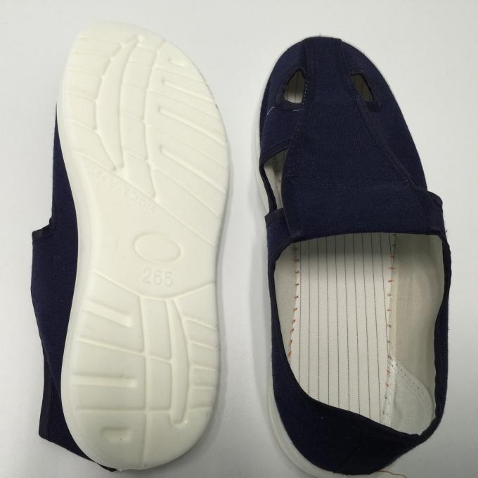 Cleanroom Four Hole ESD Safety Shoes For Industrial EPA Area Dust Free 1
