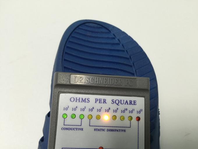 SPU Anti Static ESD Safety Shoes ESD Slipper 6 Hole Type White W/ESD Logo 1