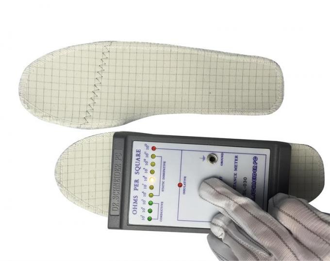 Dark Blue Fabric ESD Safety Shoes Non Hole Anti Static Shoes For EPA Area 3