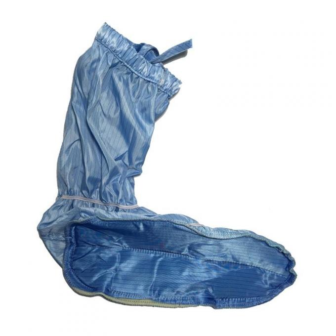 PVC Dotted Long Sleeve Electrostatic Dissipative Shoes Washable With Ties 3