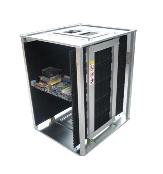 Electronics Assembly Lines ESD Magazine Rack 460x400x563mm 50 PCBs Hold Up 0