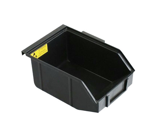 Space Saving Smooth Surface ESD Storage Bins For Electronics Components