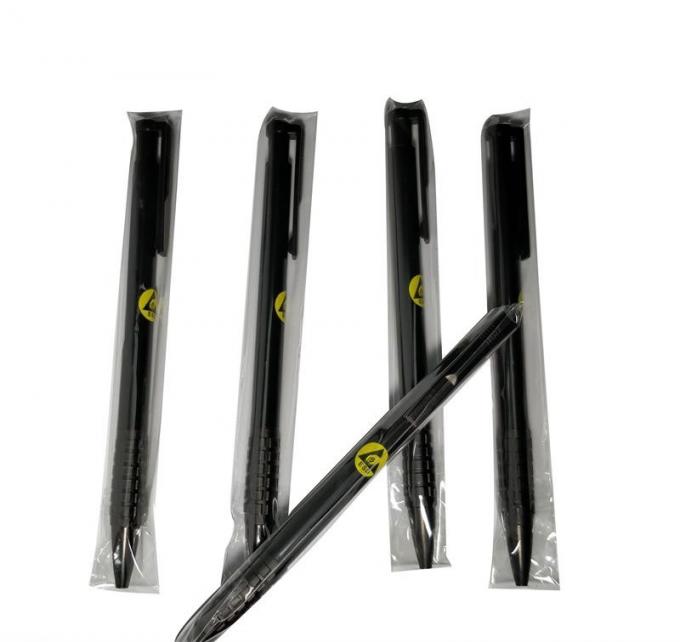 ABS ESD Office Supplies Permanent ESD Ball Pen Red Black Blue 3 Colors Ink 0