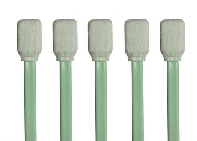 Large Rectangle Long Cleaning Swabs Polyester Tip For Cleaning Broad Surfaces 0