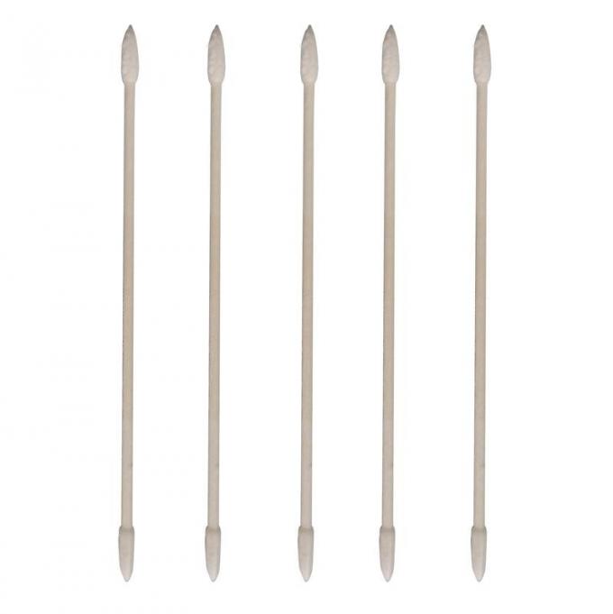 3 Inch Slim Paper Handle Cleanroom Consumables Lint Free Cotton Swabs 6