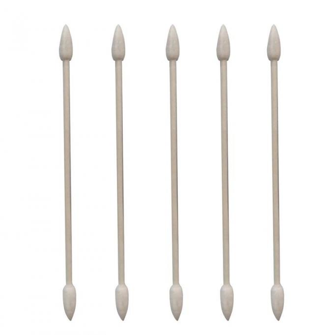 3 Inch Slim Paper Handle Cleanroom Consumables Lint Free Cotton Swabs 4