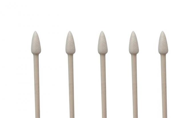 HDD Components Clean Room Cotton Swabs 3 Inch Standard Paper Handle 5