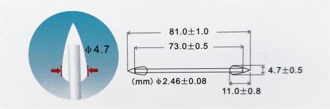 HDD Components Clean Room Cotton Swabs 3 Inch Standard Paper Handle 3