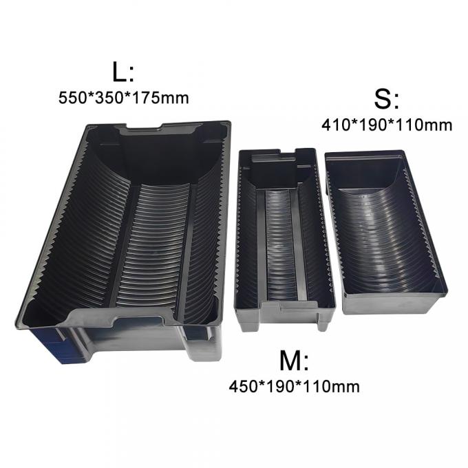 Anti Static Conductive ESD Electric PCB Circulation Storage Tray ESD Plastic Trays 0
