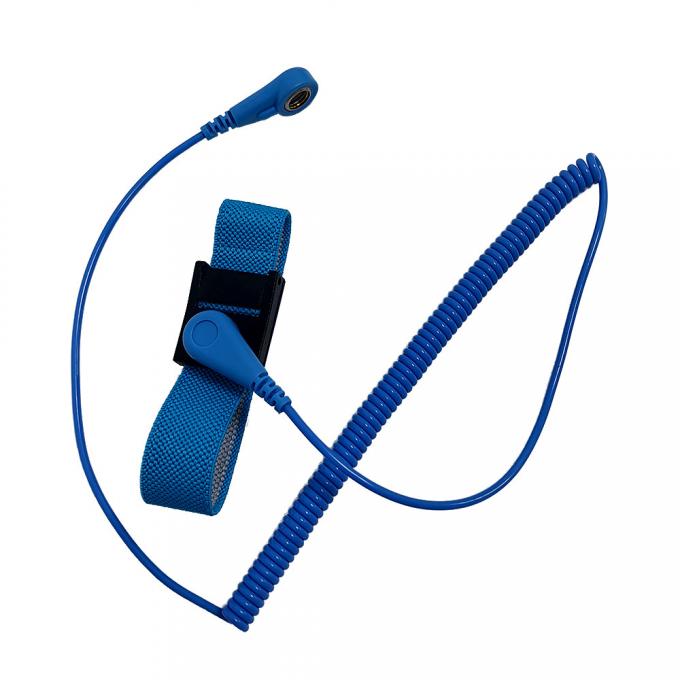 ESD Antistatic PVC Double Headed Buckle Wrist Strap 1.8M Length 0