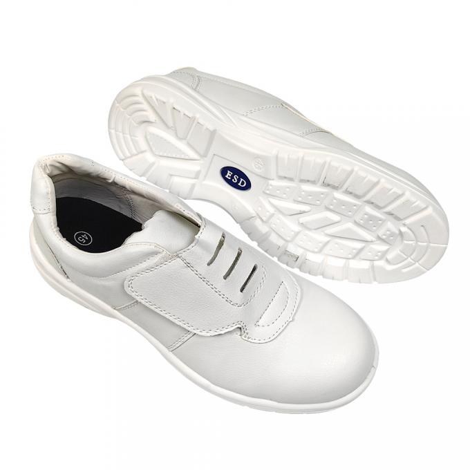 No Lacing Velcro Design Esd Safety Shoes Dustproof Steel Toe Work 0