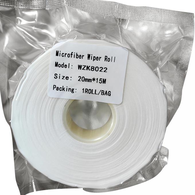 Spunlace Non Woven Cleaning Dry Microfiber Cleanroom Wipes Roll For Lab 0