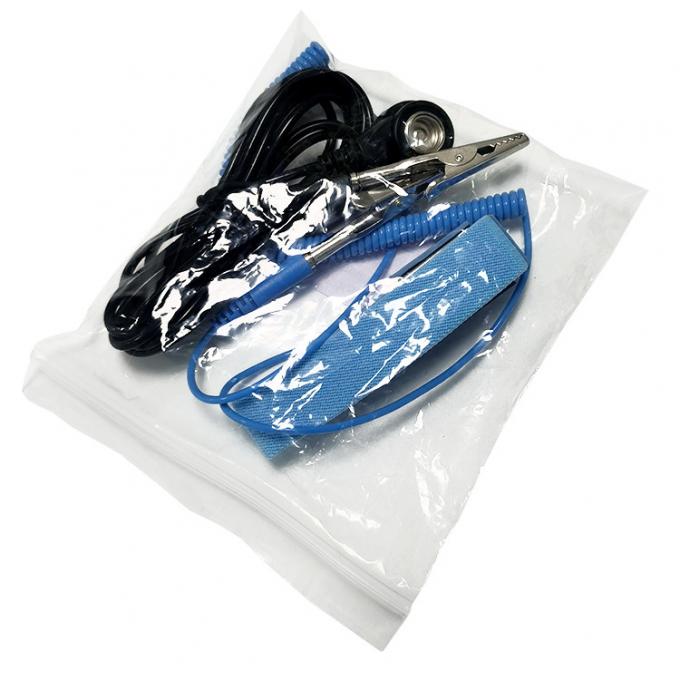 Conductive Fabric ESD Wrist Strap Grounding Wire Suit For ESD Mat 1
