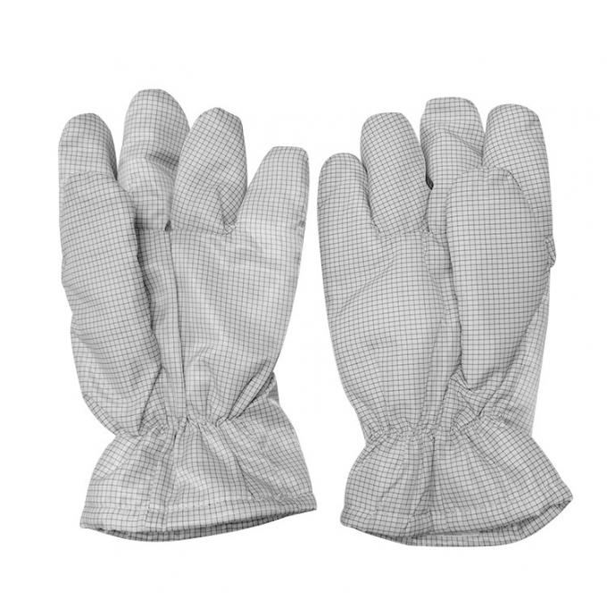 OEM Carbon Fiber 5mm Grid Anti Static Gloves Heat Resistant 0