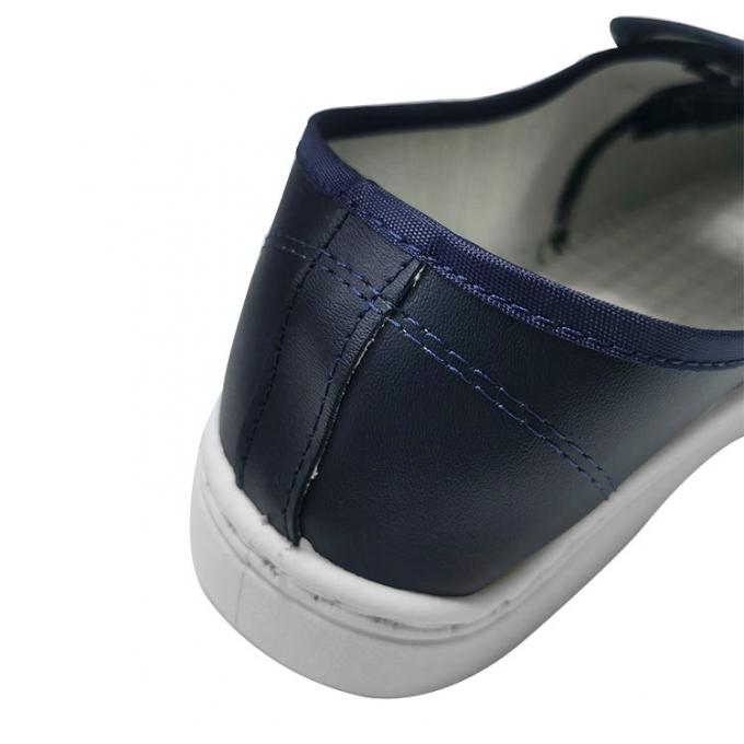 Blue Antistatic PVC Mesh Fabric Breathable ESD Safety Shoes Reusable Washable 2
