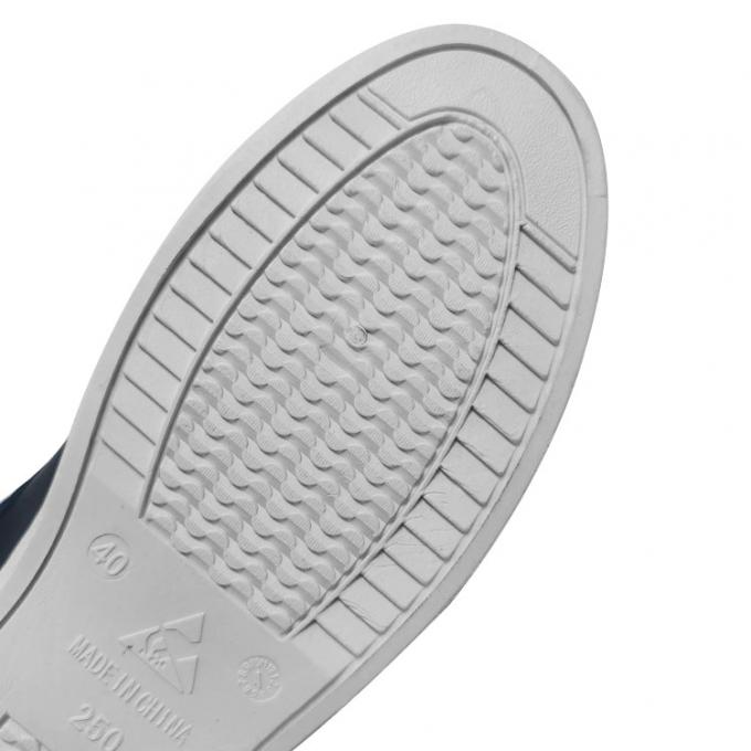 Blue Antistatic PVC Mesh Fabric Breathable ESD Safety Shoes Reusable Washable 4