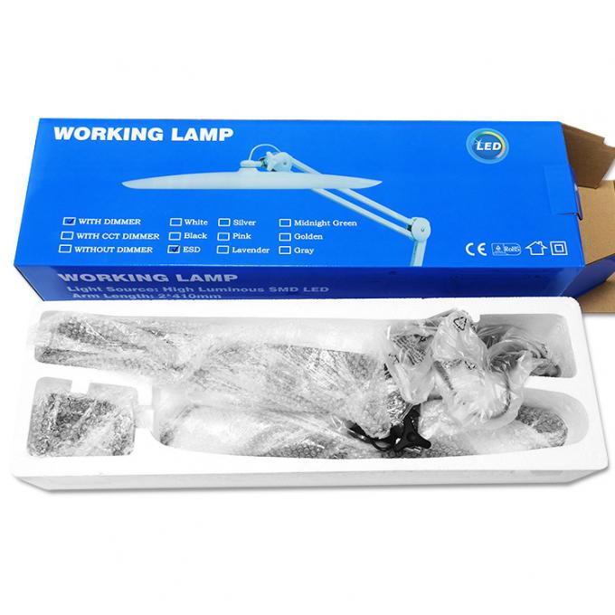 Cleanroom ESD Antistatic Working Lamp Black For Office Table 4